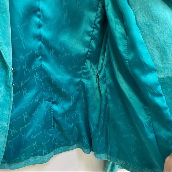 Marciano Turquoise Suede Jacket - Picture 10 of 16